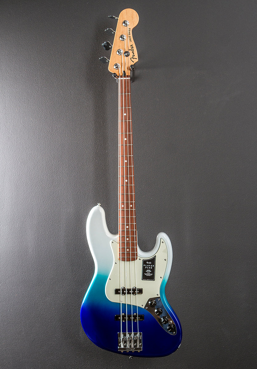 Player Plus Jazz Bass - Belair Blue w/Pau Ferro