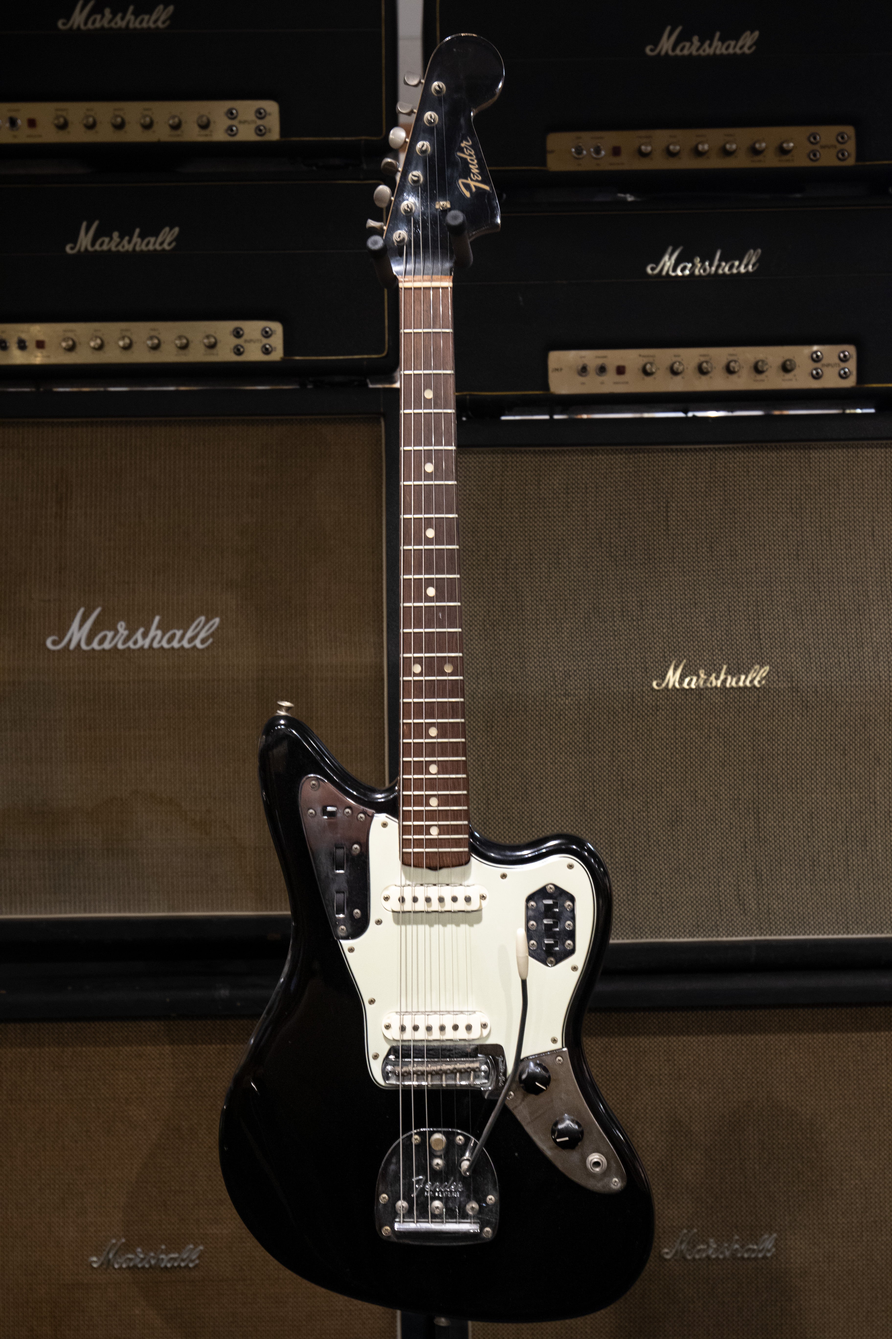 1964 Fender Jaguar - Black – Dave's Guitar Shop