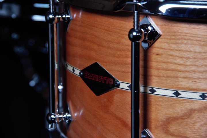 Cherry With Maple Inlay 4 Piece Shell Pack