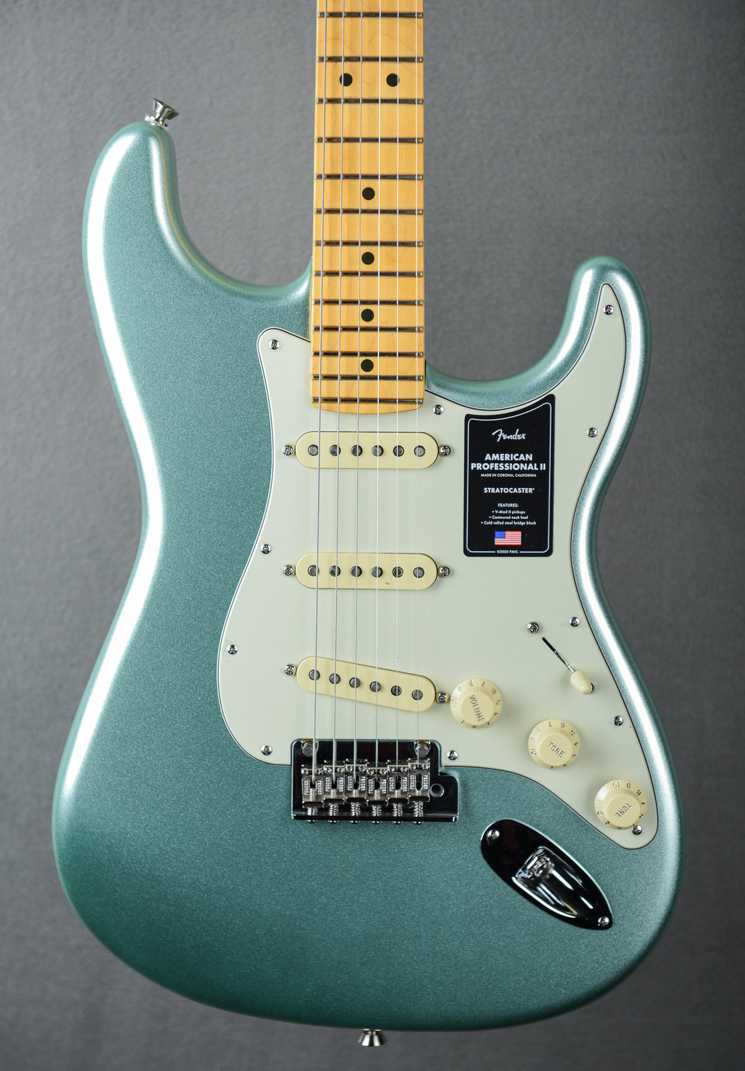 American Professional II Stratocaster - Mystic Surf Green w/maple