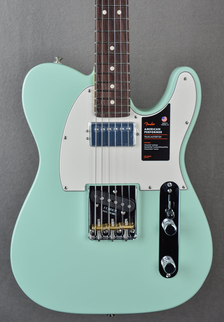 American Performer Telecaster Hum – Satin Surf Green w/Rosewood