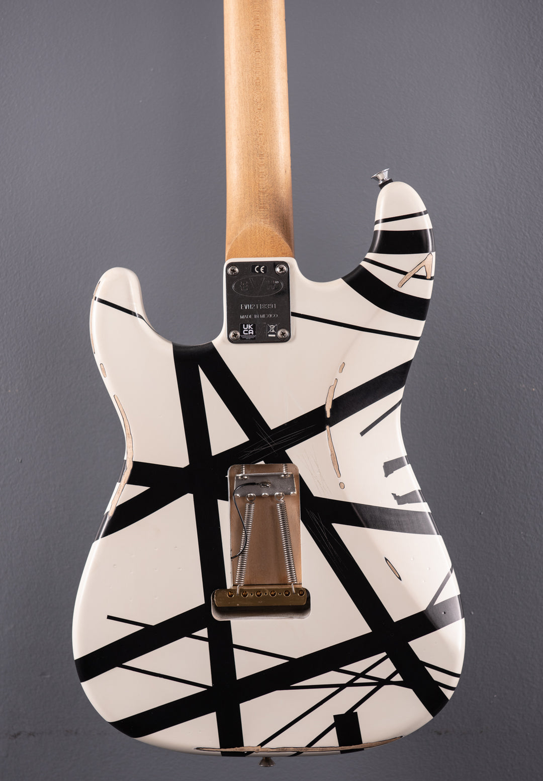 Striped Series '78 Eruption - White with Black Stripes Relic