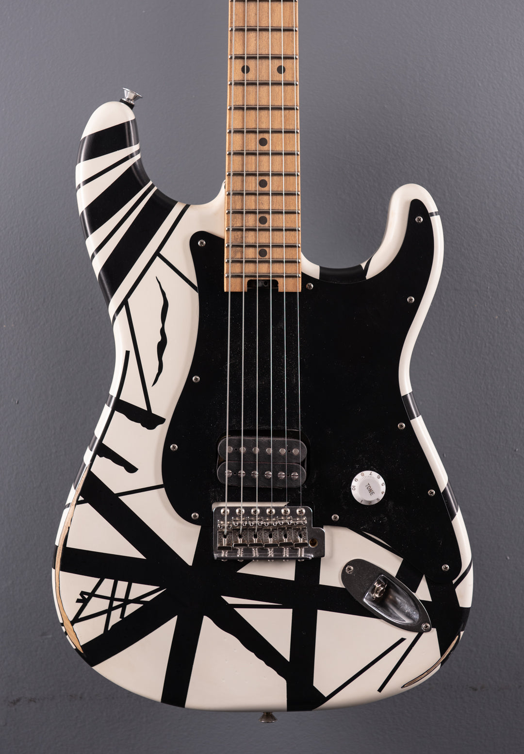 Striped Series '78 Eruption - White with Black Stripes Relic