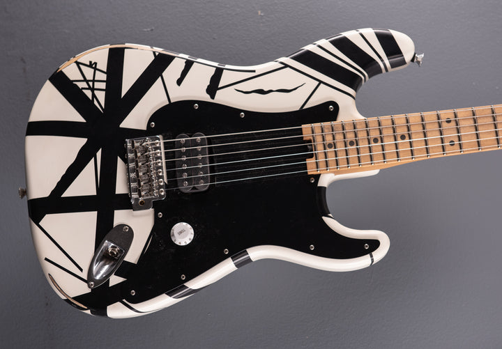 Striped Series '78 Eruption - White with Black Stripes Relic