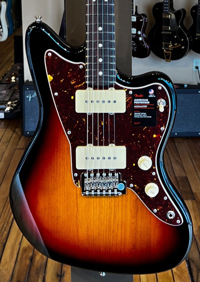 American Performer Jazzmaster - 3 Color Sunburst w/Rosewood