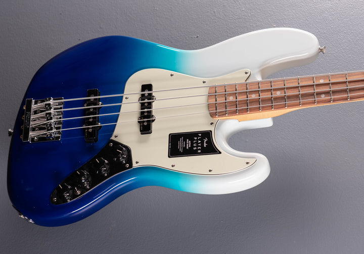 Player Plus Jazz Bass - Belair Blue