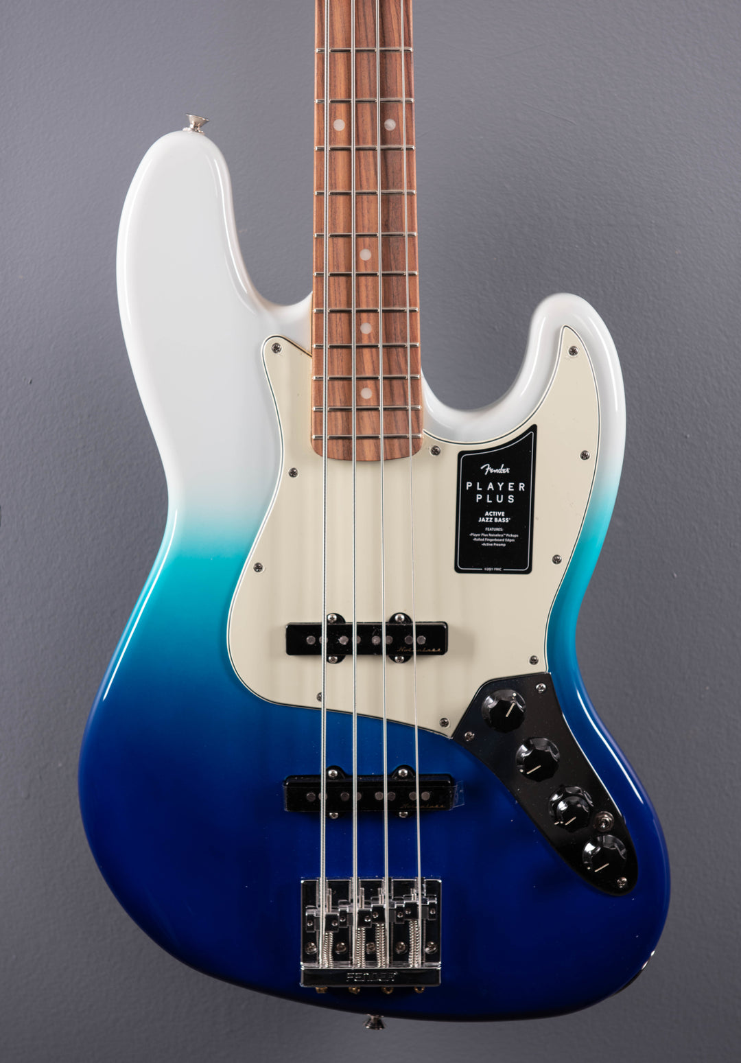 Player Plus Jazz Bass - Belair Blue