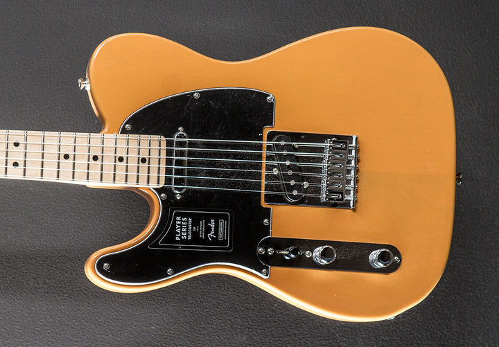 Player Telecaster Left Hand – Butterscotch Blonde w/Maple