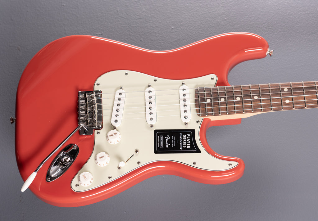 Limited Edition Player Stratocaster - Fiesta Red – Dave's Guitar Shop