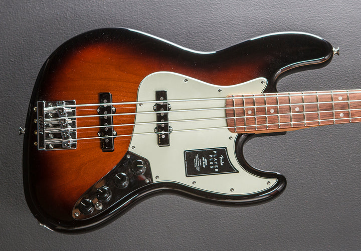 Player Plus Jazz Bass - 3 Color Sunburst w/Pau Ferro