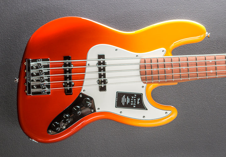 Player Plus Jazz Bass V - Tequila Sunrise w/Pau Ferro