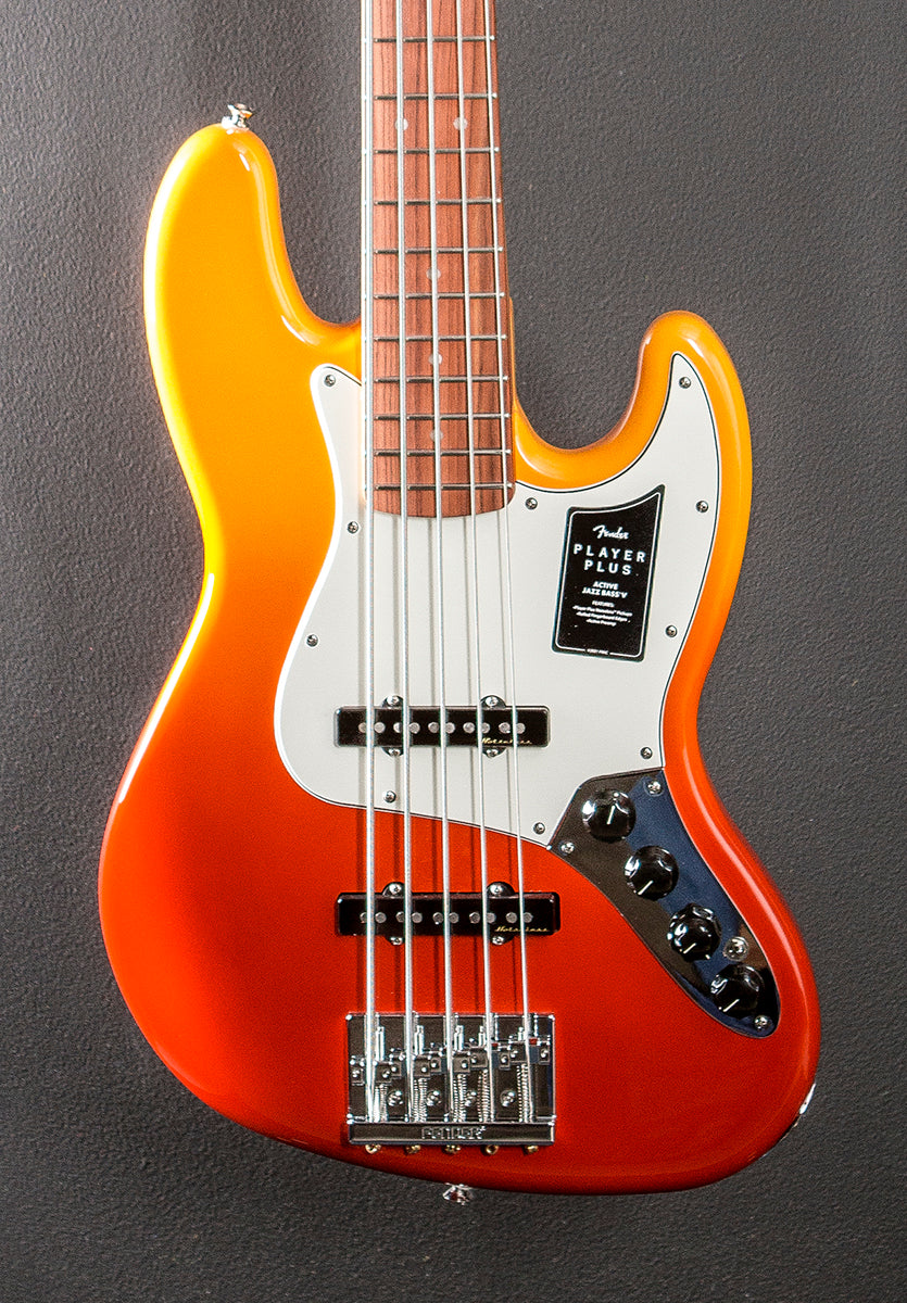 Player Plus Jazz Bass V - Tequila Sunrise w/Pau Ferro