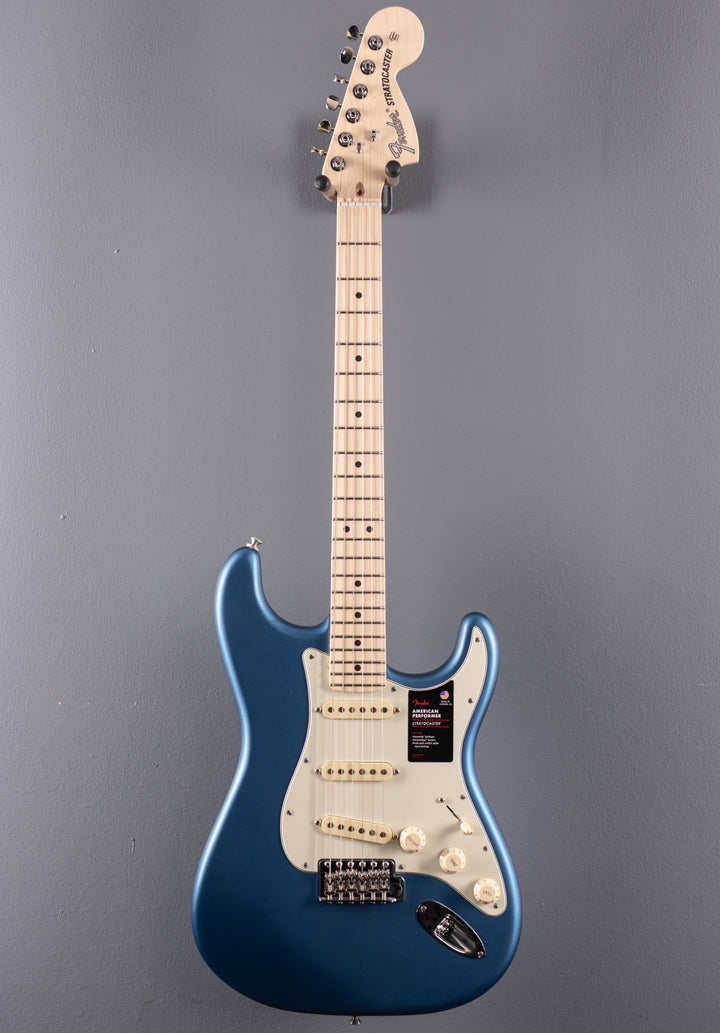 American Performer Stratocaster - Satin Lake Placid Blue