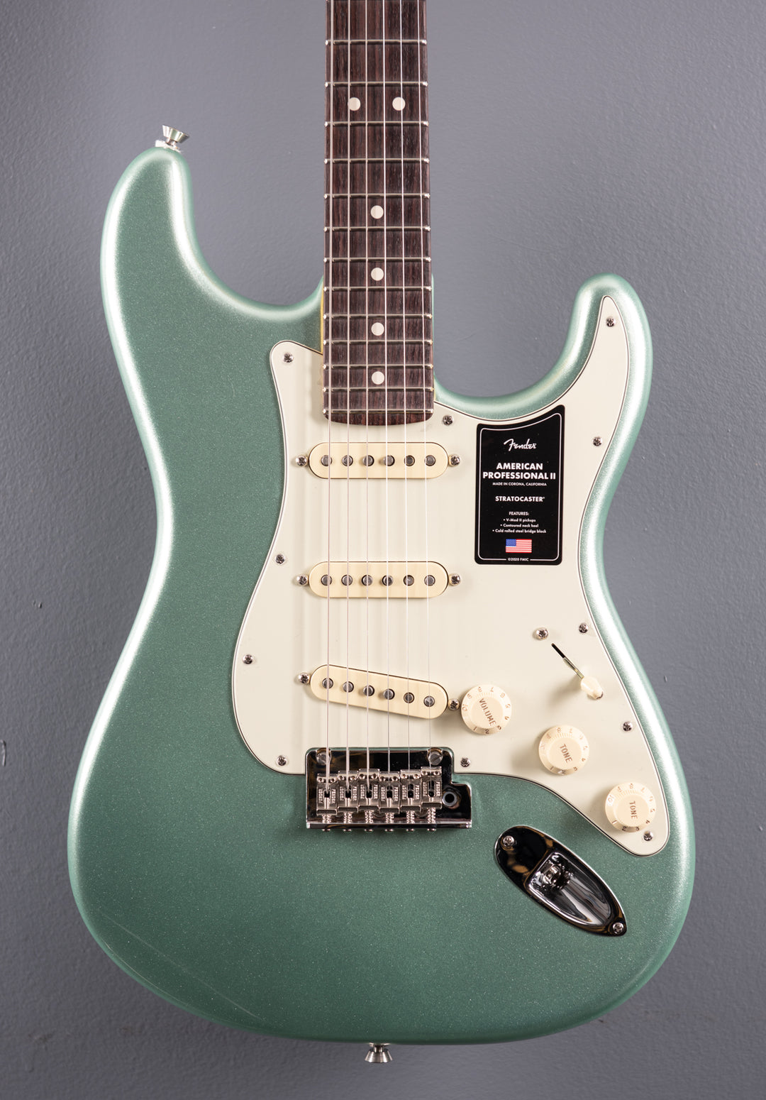 American Professional II Stratocaster - Mystic Surf Green w/Rosewood