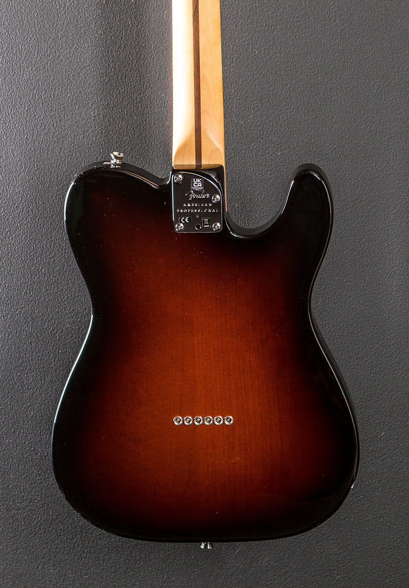 American Professional II Telecaster Left Hand - 3 Color Sunburst w/Rosewood