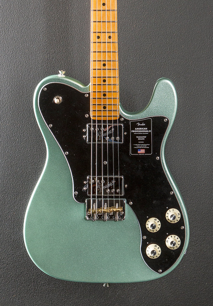 American Professional II Telecaster Deluxe - Mystic Surf Green w/Maple