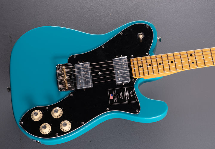 American Professional II Telecaster Deluxe - Miami Blue w/Maple