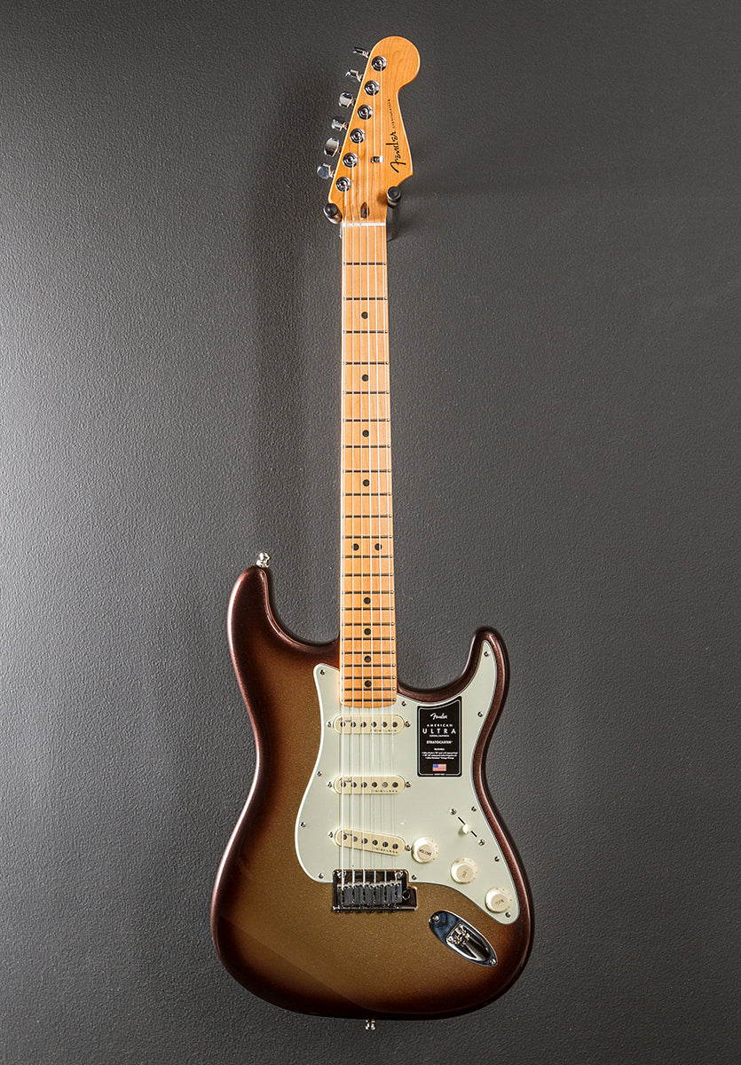 American Ultra Stratocaster – Mocha Burst w/Maple