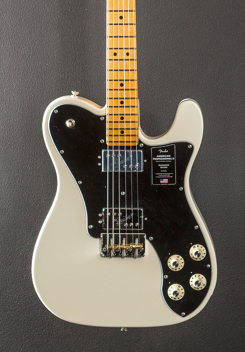 American Professional II Telecaster Deluxe - Olympic White w/Maple