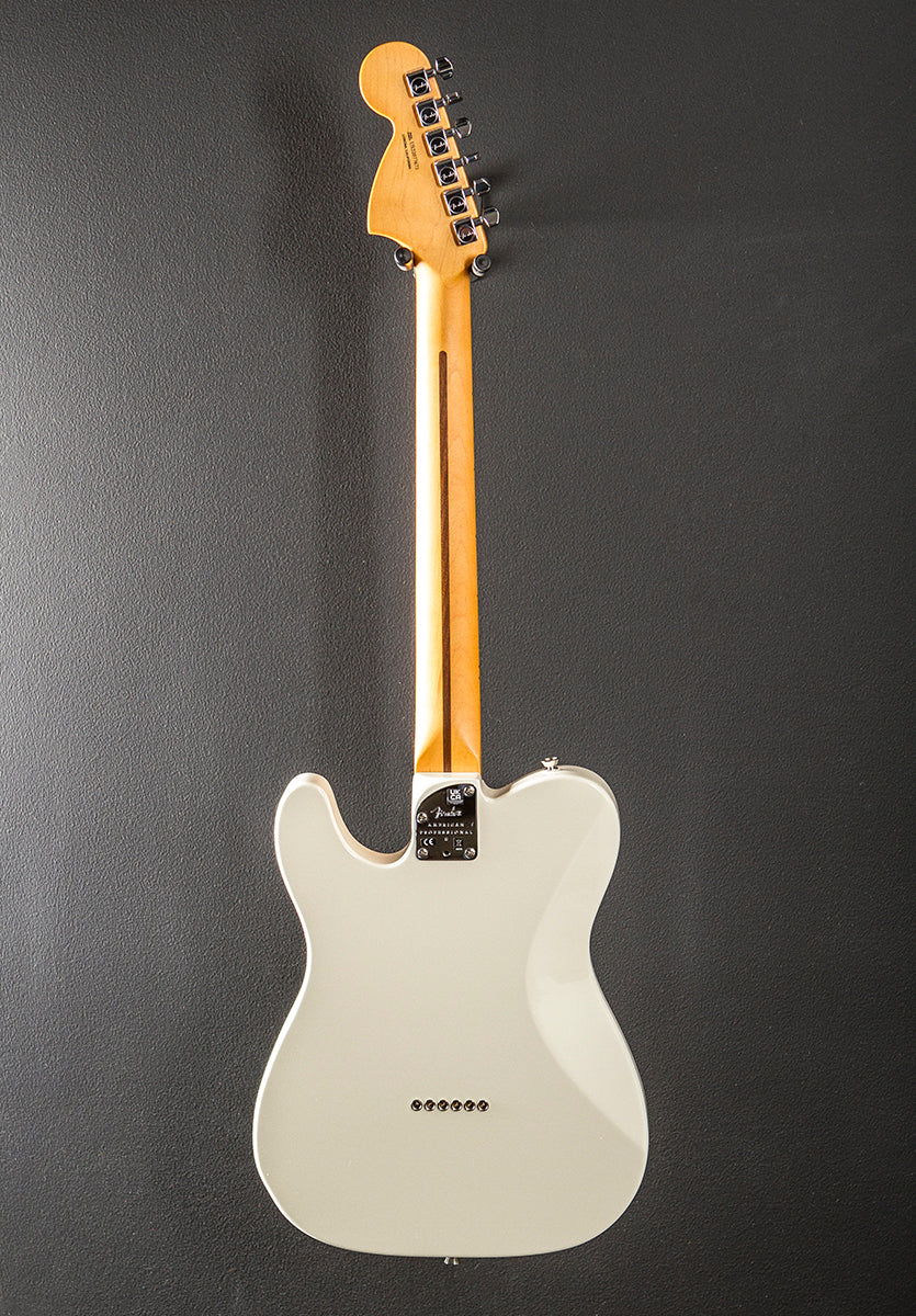 American Professional II Telecaster Deluxe - Olympic White w/Maple