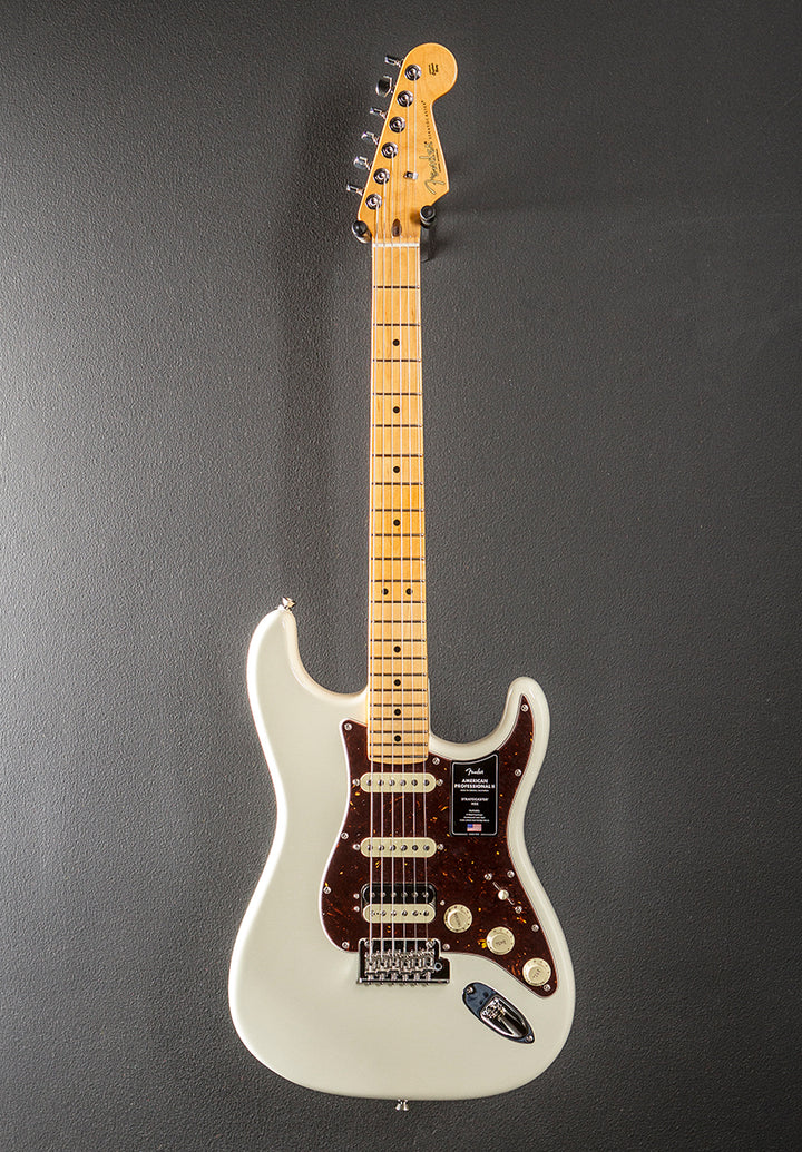 American Professional II Stratocaster HSS - Olympic White w/Maple