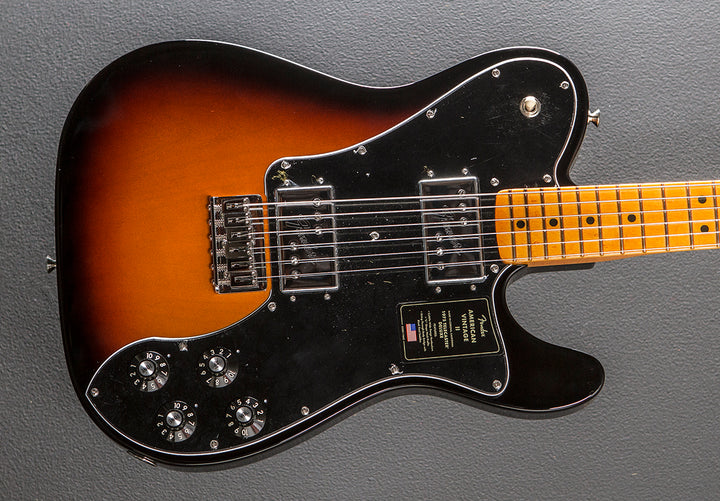 American Vintage II 1975 Telecaster Deluxe - 3 Color Sunburst