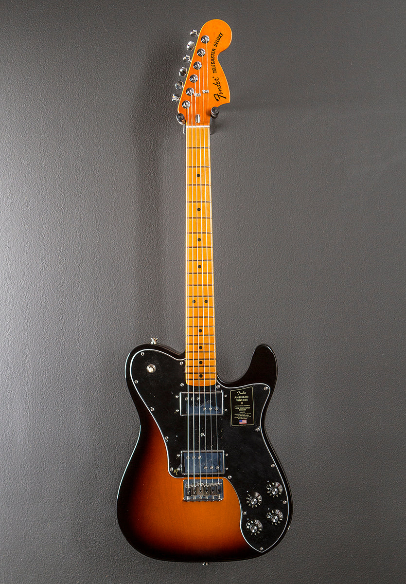 American Vintage II 1975 Telecaster Deluxe - 3 Color Sunburst