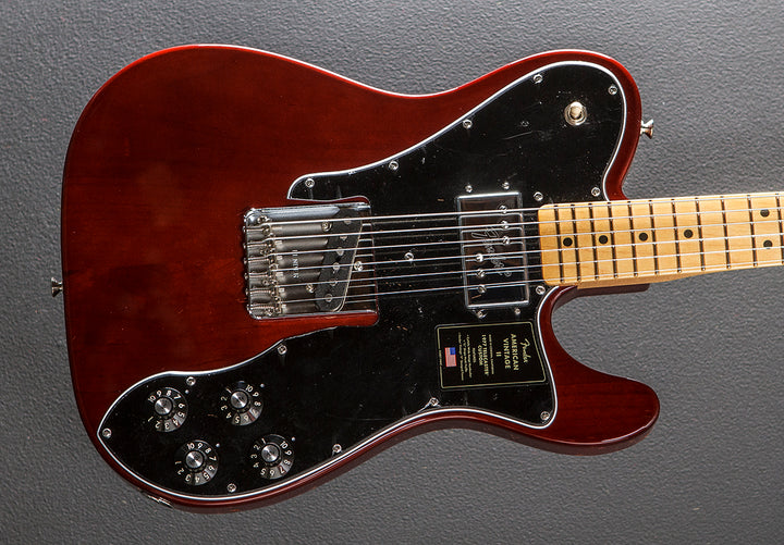 American Vintage II 1977 Telecaster Custom - Wine w/Maple