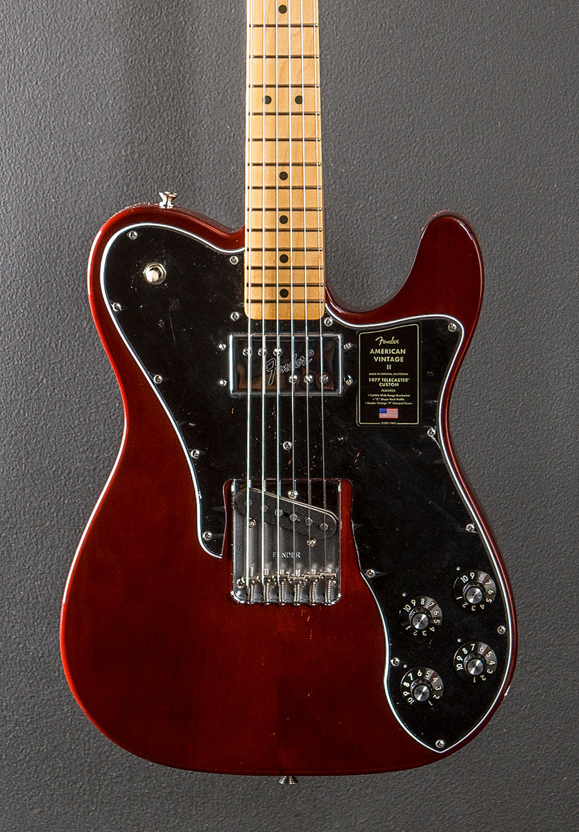 American Vintage II 1977 Telecaster Custom - Wine w/Maple