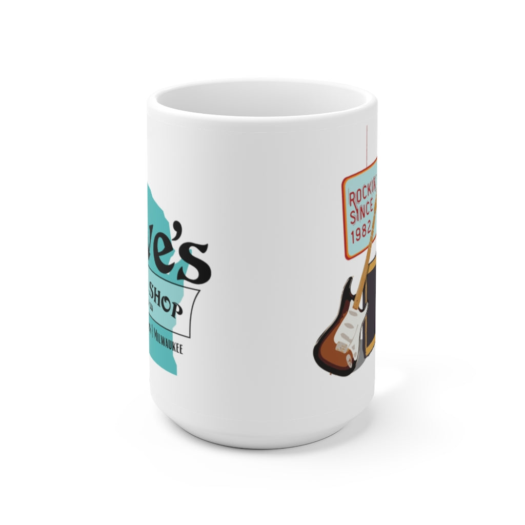 Dave's White Ceramic Mug - Online Exclusive!