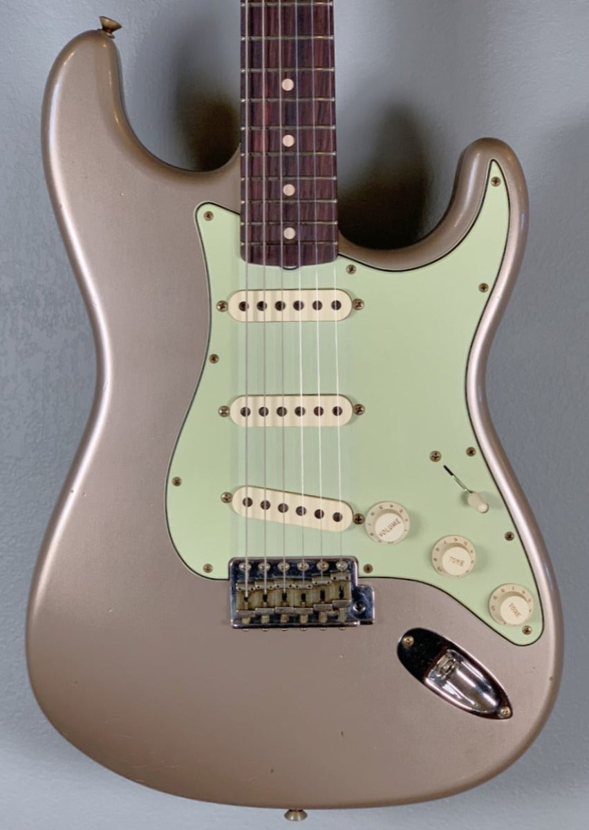 1960 Journeyman Relic Strat-Aged Shoreline Gold