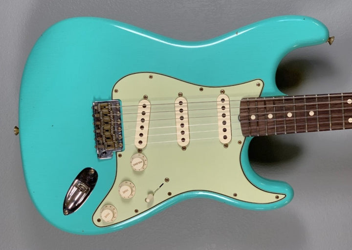 1960 Journeyman Relic Strat- Aged Seafoam Green